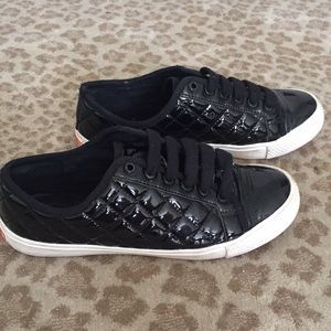Tory Burch - Caspe patent sneaker - black